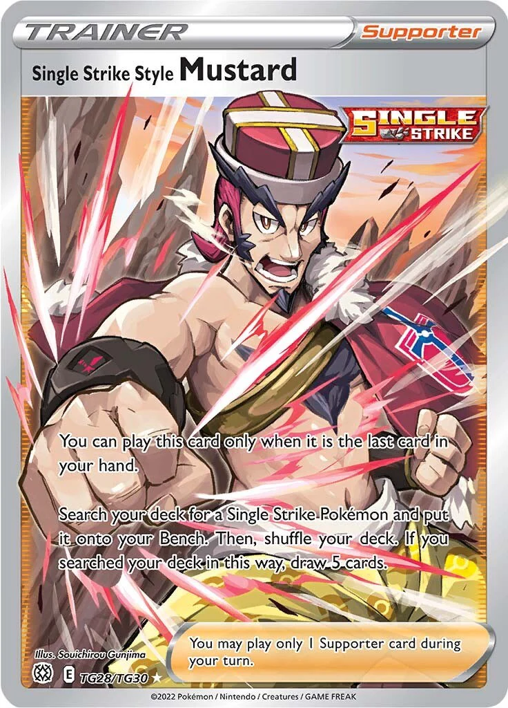Pokemon TCG: Single Strike Style Mustard [SWSH09:TG - TG28/TG30]