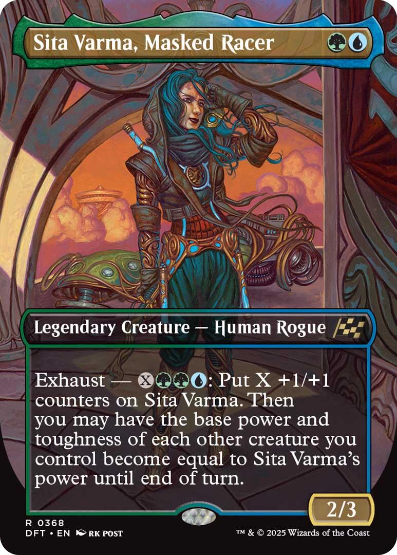 Magic: The Gathering - Sita Varma, Masked Racer (Borderless) [DFT - 368]