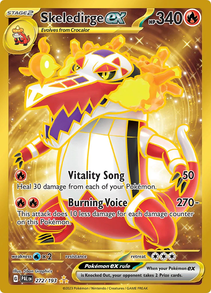 Pokemon TCG: Skeledirge ex - 272/193 [PAL - 272/193]