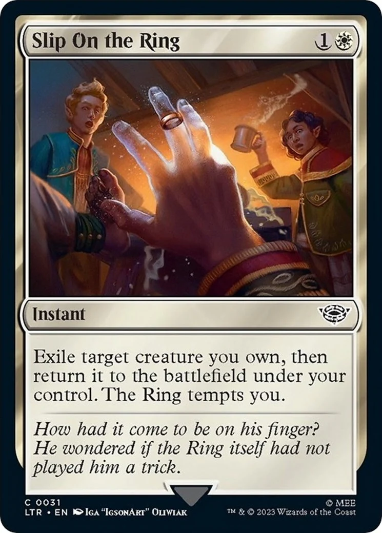 Magic: The Gathering - Slip on the Ring [LTR - 31]