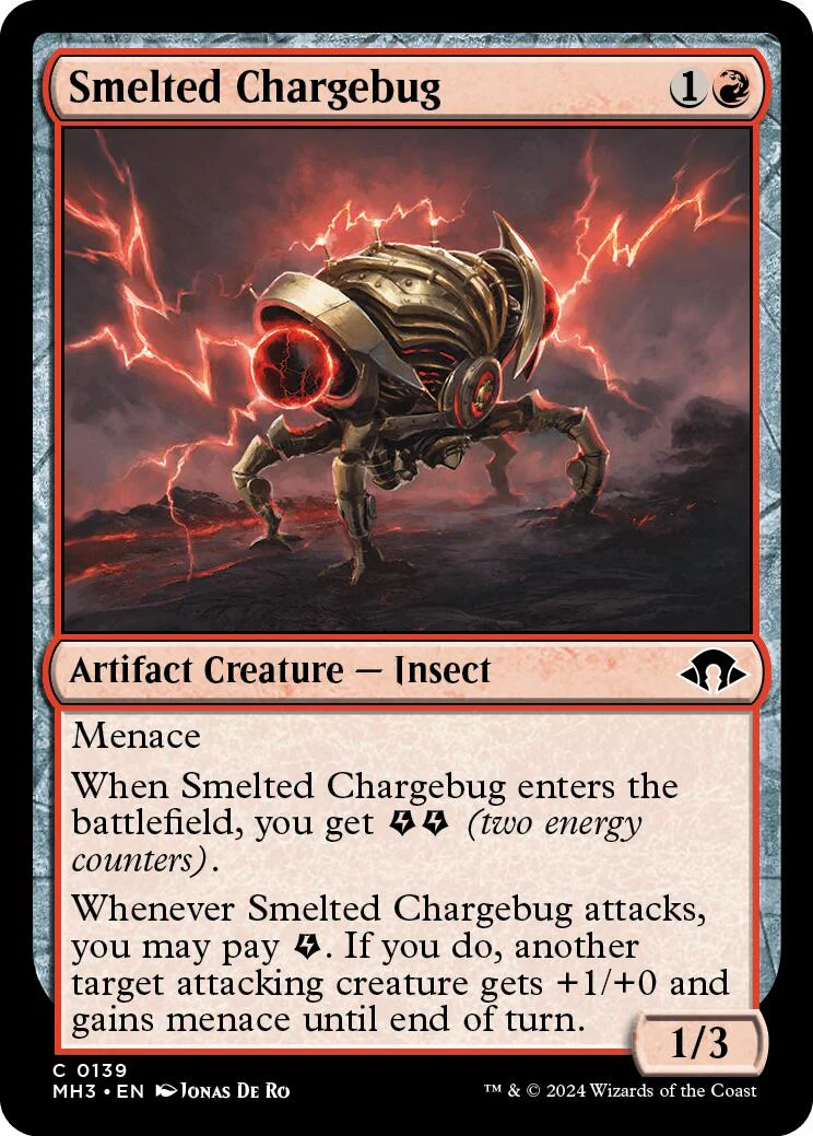 Magic: The Gathering - Smelted Chargebug [MH3 - 139]