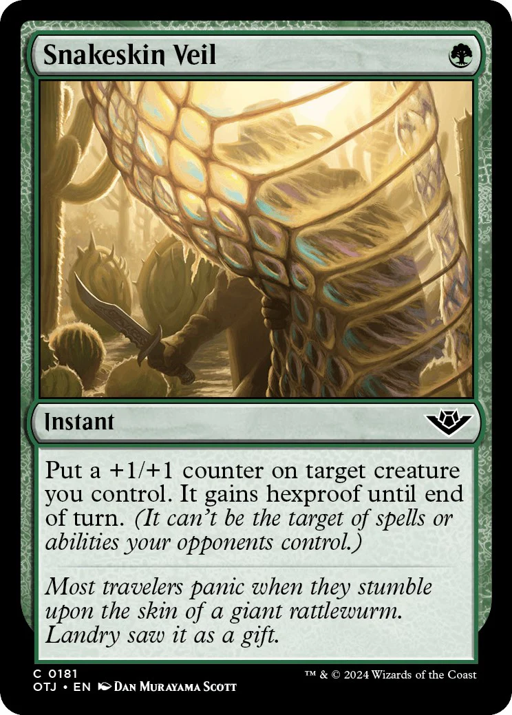 Magic: The Gathering - Snakeskin Veil [OTJ - 181]