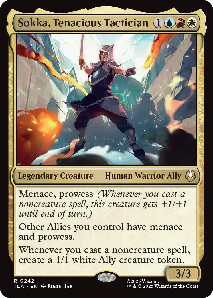 Magic: The Gathering - Sokka, Tenacious Tactician [TLA - 242]