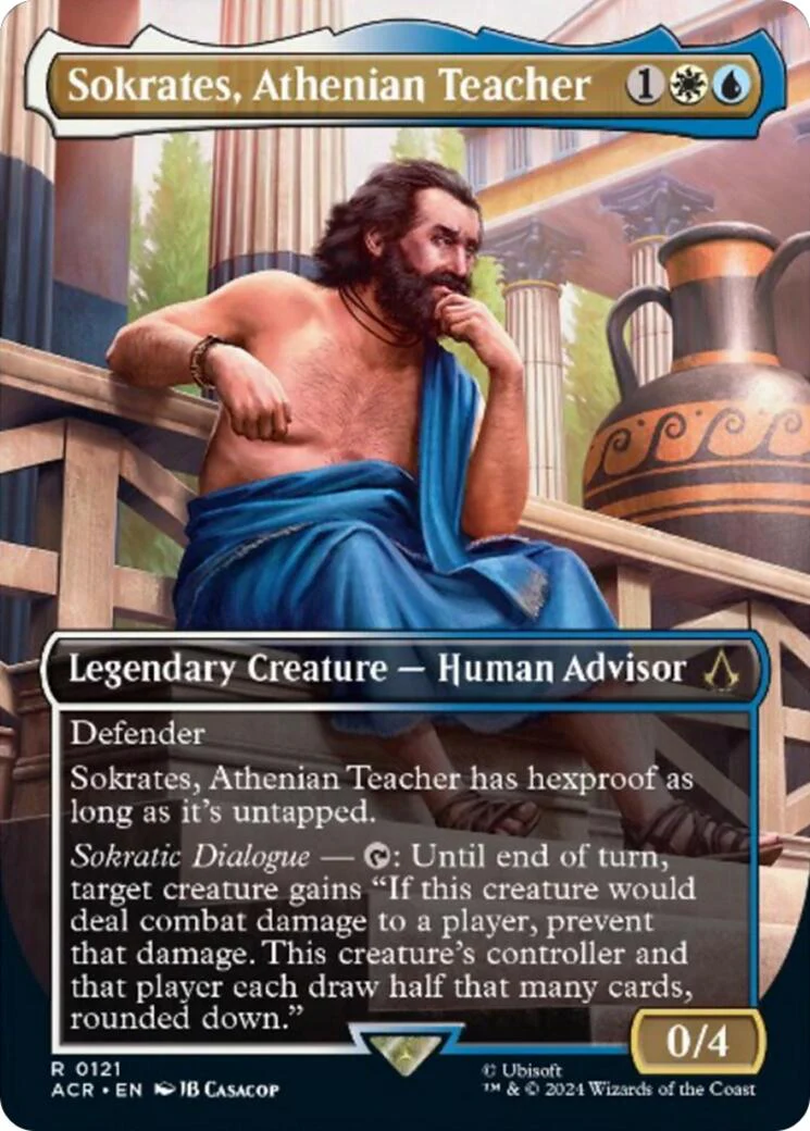 Magic: The Gathering - Sokrates, Athenian Teacher (Borderless) [ACR - 121]