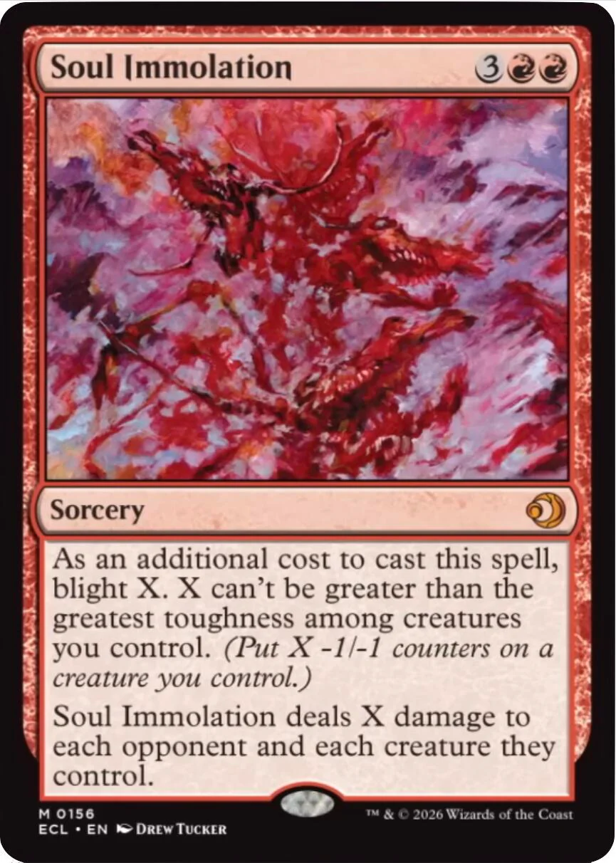 Magic: The Gathering - Soul Immolation [ECL - 156]