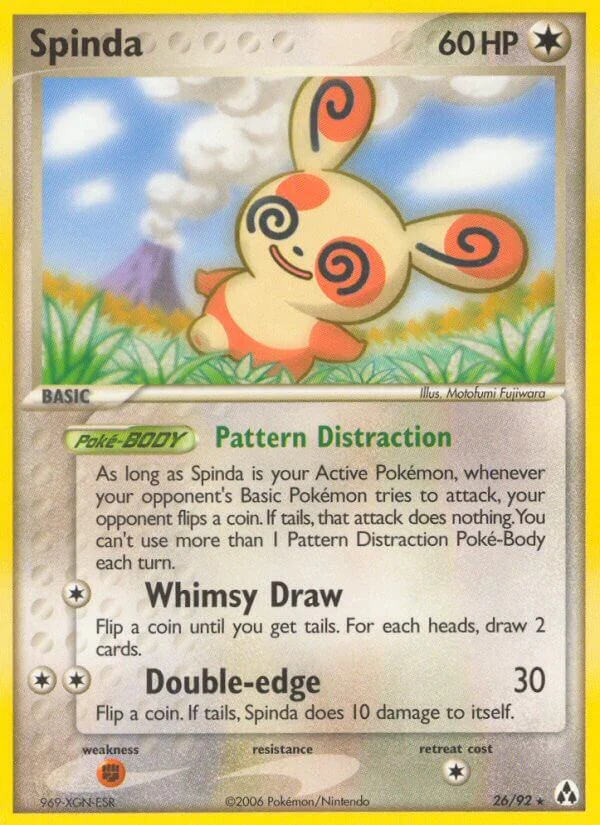 Pokemon TCG: Spinda [LM - 26/92]