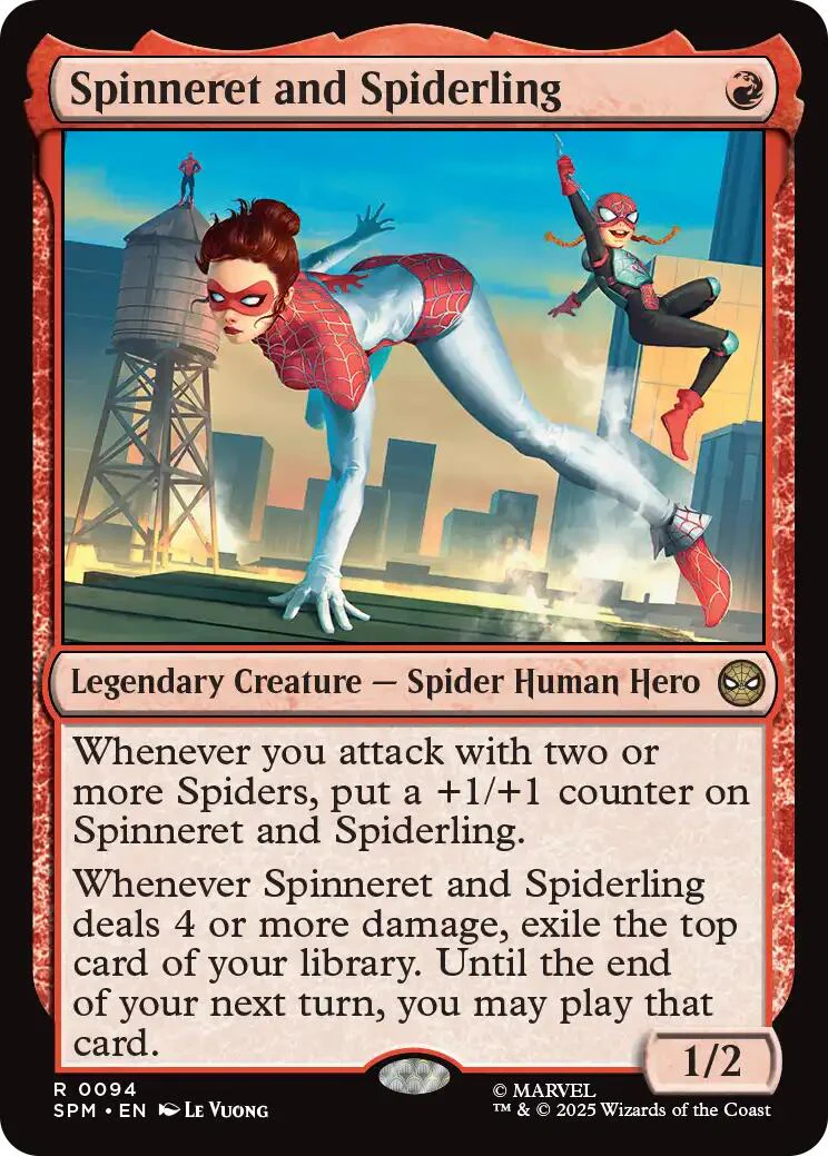 Magic: The Gathering - Spinneret and Spiderling [SPM - 94]
