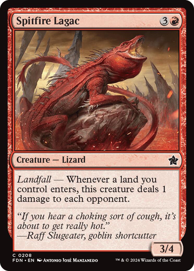 Magic: The Gathering - Spitfire Lagac [FDN - 208]