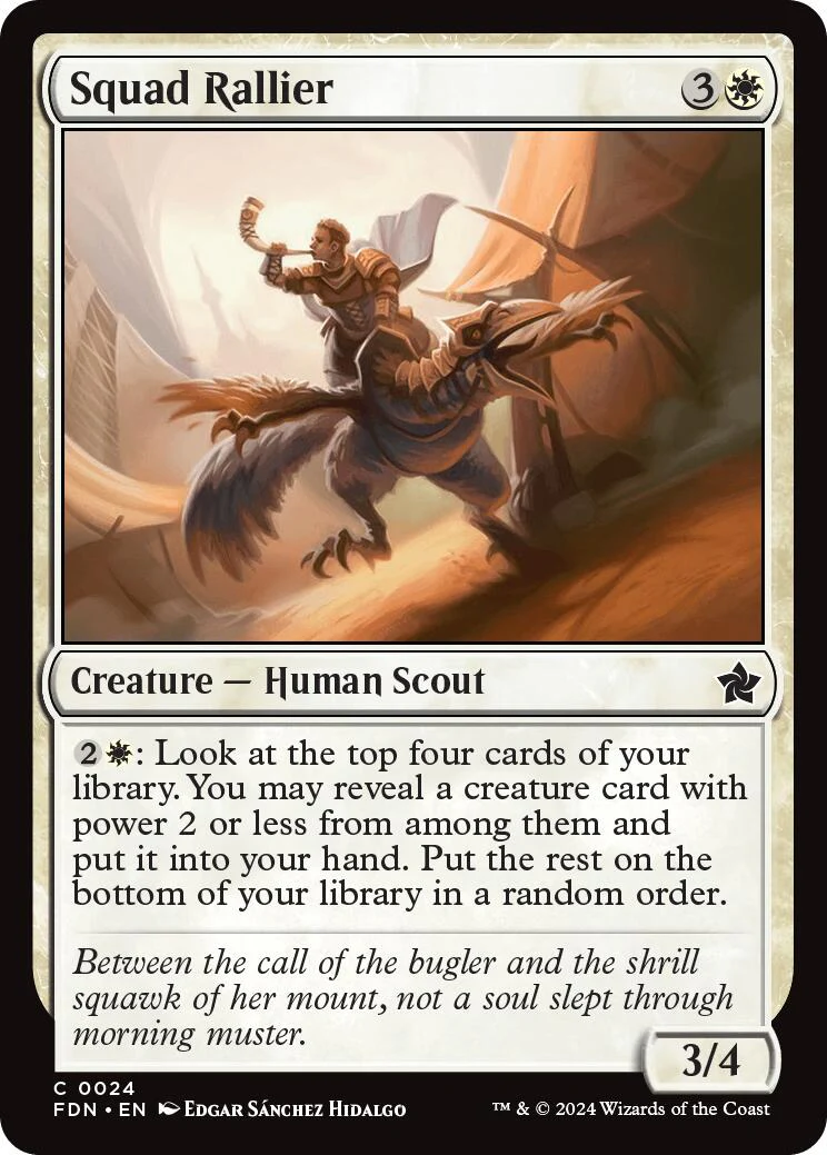 Magic: The Gathering - Squad Rallier [FDN - 24]