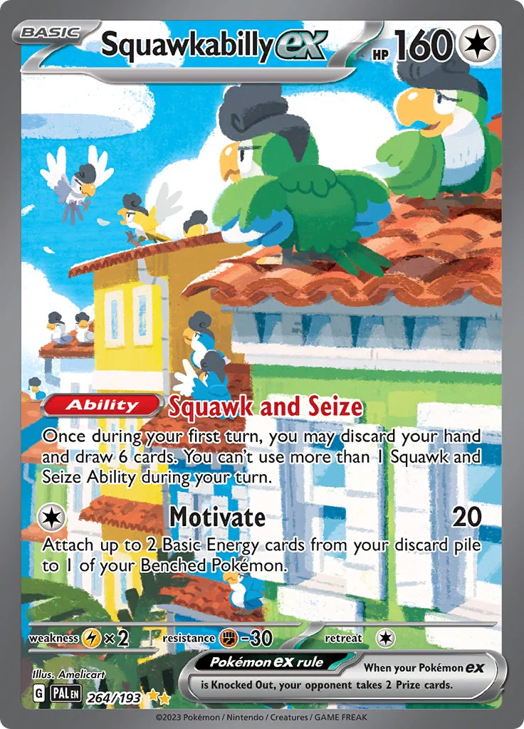 Pokemon TCG: Squawkabilly ex - 264/193 [PAL - 264/193]