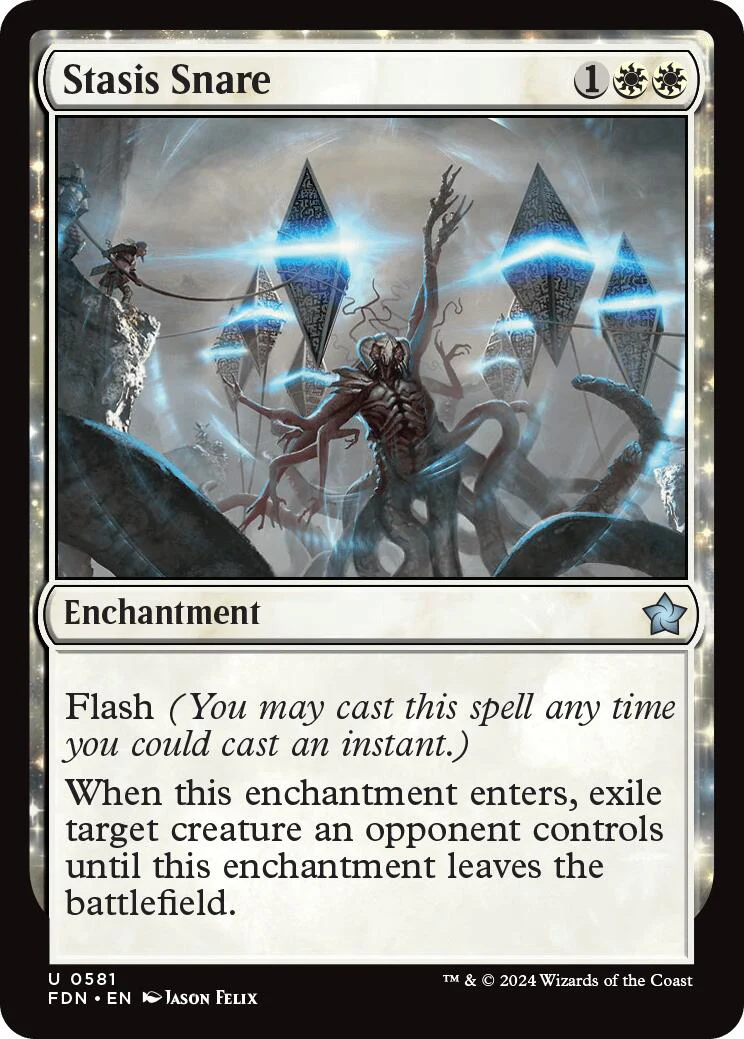 Magic: The Gathering - Stasis Snare [FDN - 581]