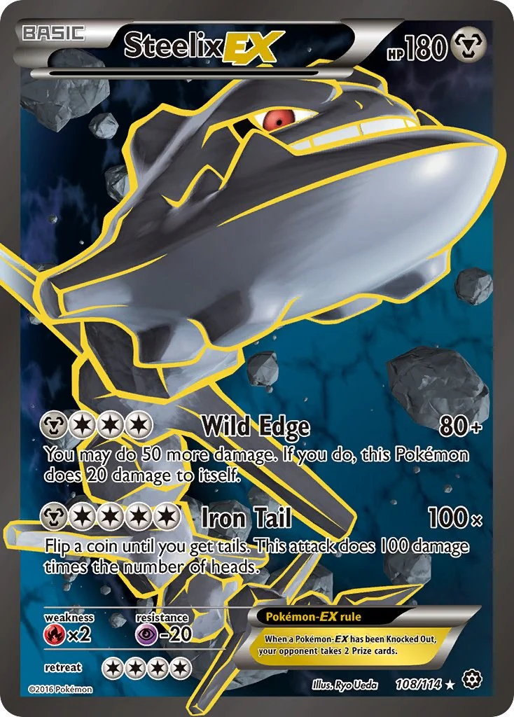 Pokemon TCG: Steelix EX (Full Art) [STS - 108/114]