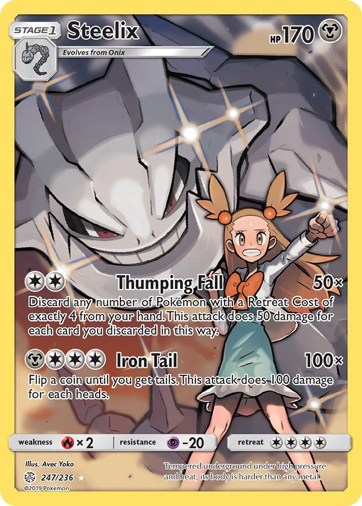 Pokemon TCG: Steelix (Secret) [SM12 - 247/236]