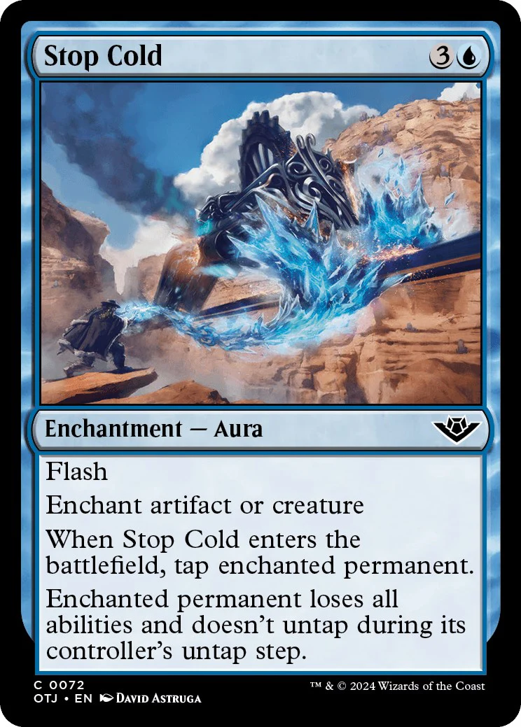 Magic: The Gathering - Stop Cold [OTJ - 72]