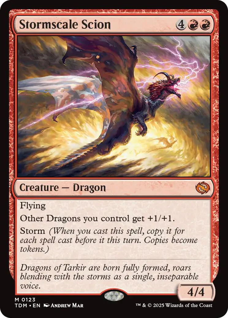 Magic: The Gathering - Stormscale Scion [TDM - 123]