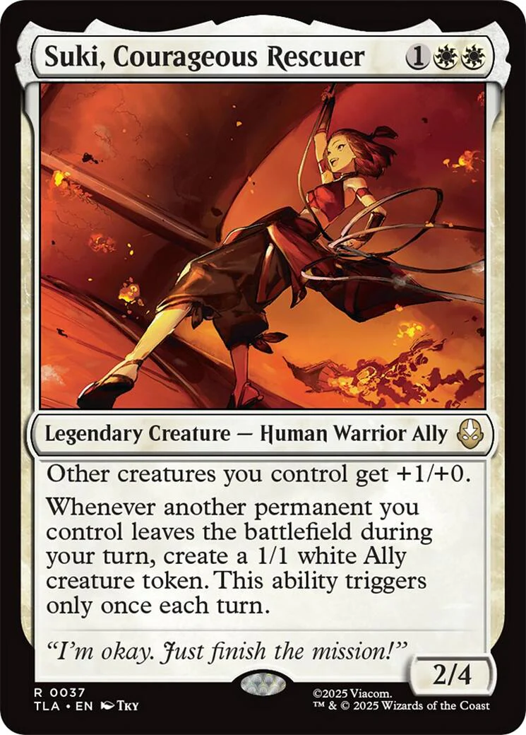 Magic: The Gathering - Suki, Courageous Rescuer [TLA - 37]
