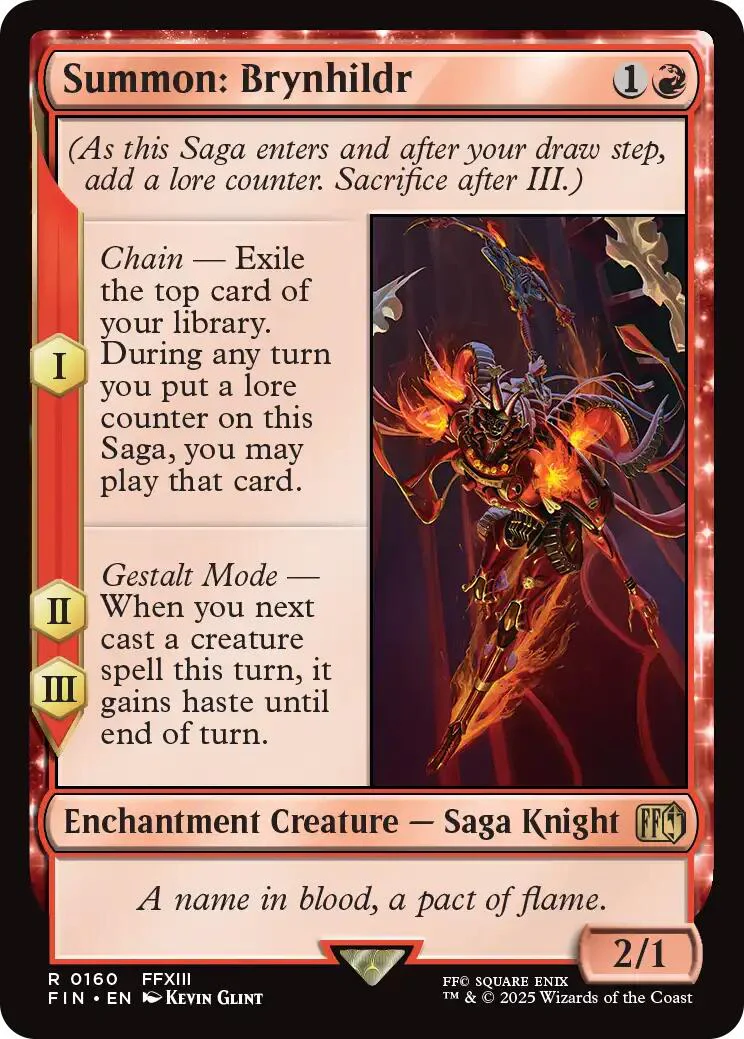 Magic: The Gathering - Summon: Brynhildr [FIN - 160]