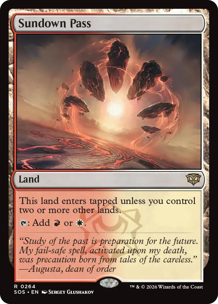 Magic: The Gathering - Sundown Pass [SOS - 264]