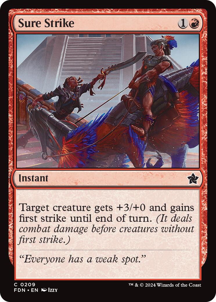 Magic: The Gathering - Sure Strike [FDN - 209]