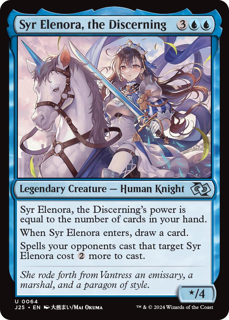 Magic: The Gathering - Syr Elenora, the Discerning (Anime) [J25 - 64]