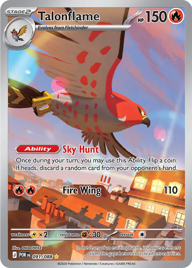 Pokemon TCG: Talonflame - 091/088 [POR - 091/088]