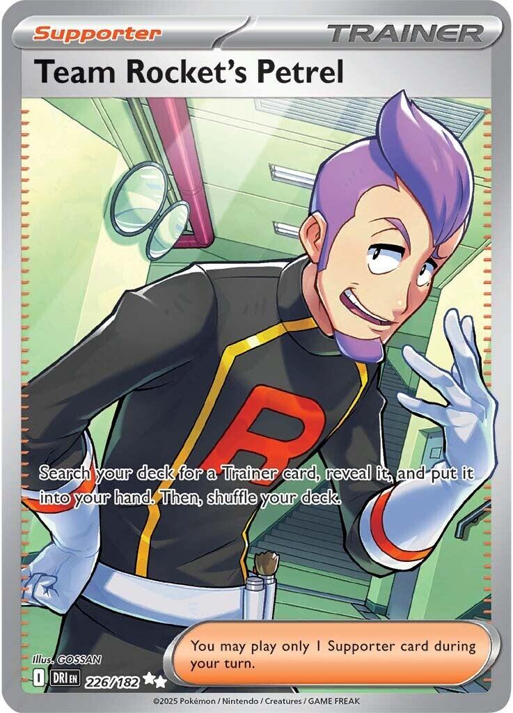 Pokemon TCG: Team Rocket's Petrel - 226/182 [DRI - 226/182]