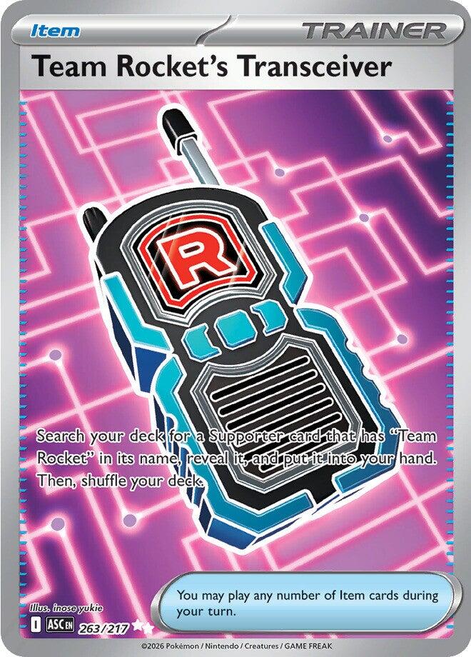 Pokemon TCG: Team Rocket's Transceiver - 263/217 [ASC - 263/217]