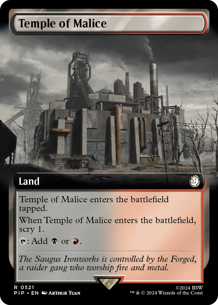 Magic: The Gathering - Temple of Malice (Extended Art) [PIP - 521]
