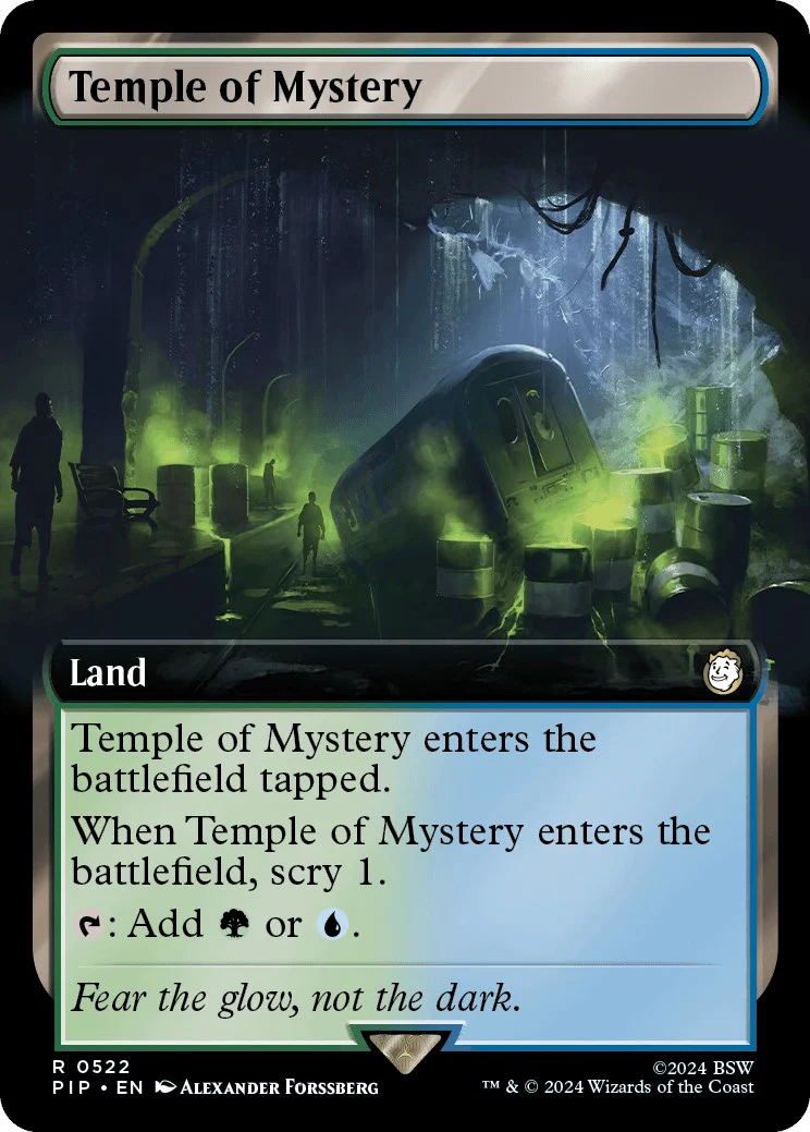 Magic: The Gathering - Temple of Mystery (Extended Art) [PIP - 522]