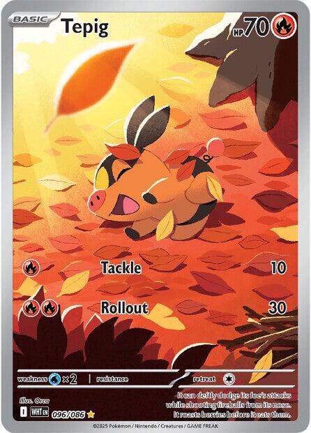 Pokemon TCG: Tepig - 096/086 [WHT - 096/086]