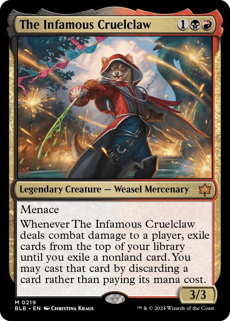 Magic: The Gathering -  The Infamous Cruelclaw [BLB - 219]