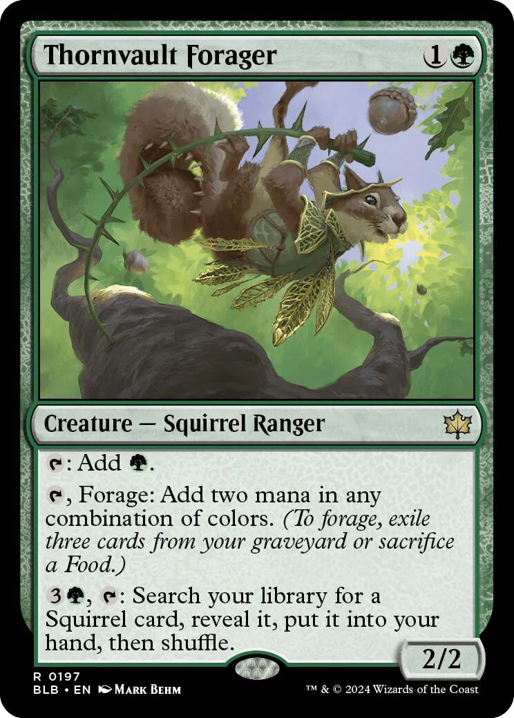 Magic: The Gathering -  Thornvault Forager [BLB - 197]