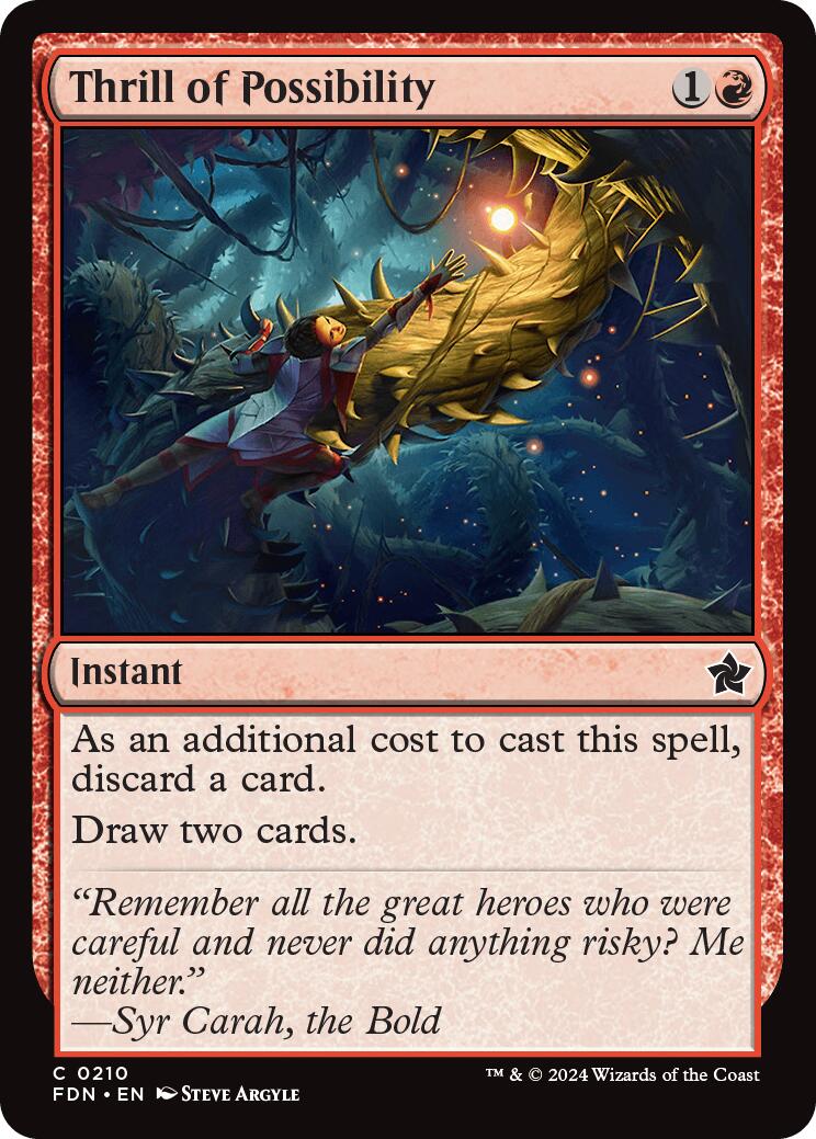 Magic: The Gathering - Thrill of Possibility [FDN - 210]