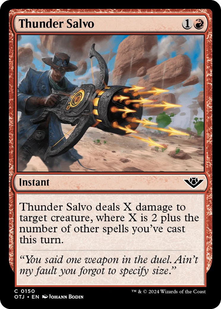 Magic: The Gathering - Thunder Salvo [OTJ - 150]