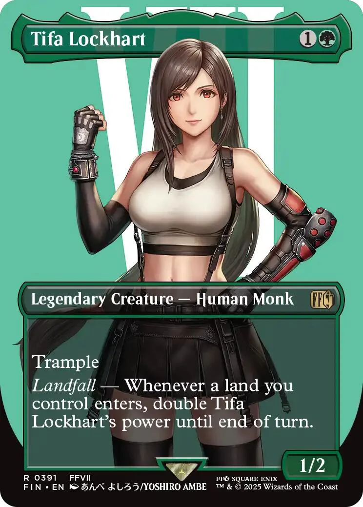 Magic: The Gathering - Tifa Lockhart (Borderless) [FIN - 391]