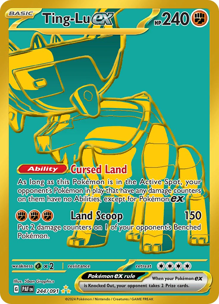 Pokemon TCG: Ting-Lu ex [PAF - 244/091]