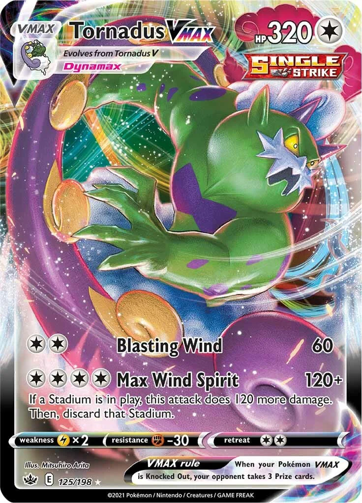 Pokemon TCG: Tornadus VMAX [SWSH06 - 125/198]
