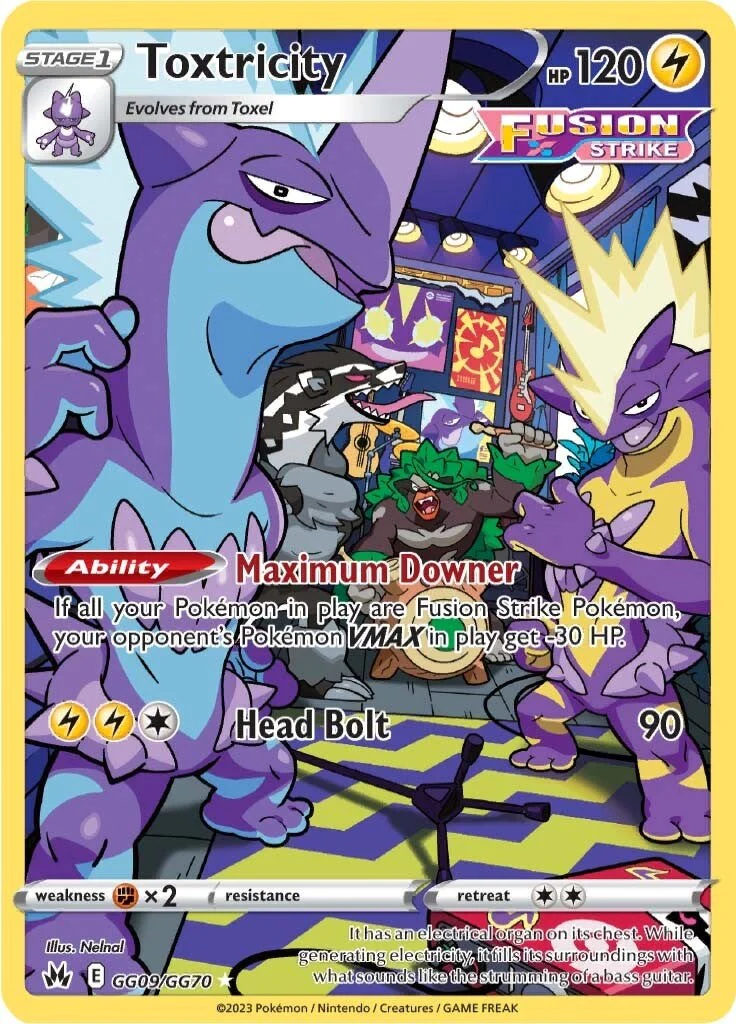 Pokemon TCG: Toxtricity [CRZ:GG - GG09/GG70]