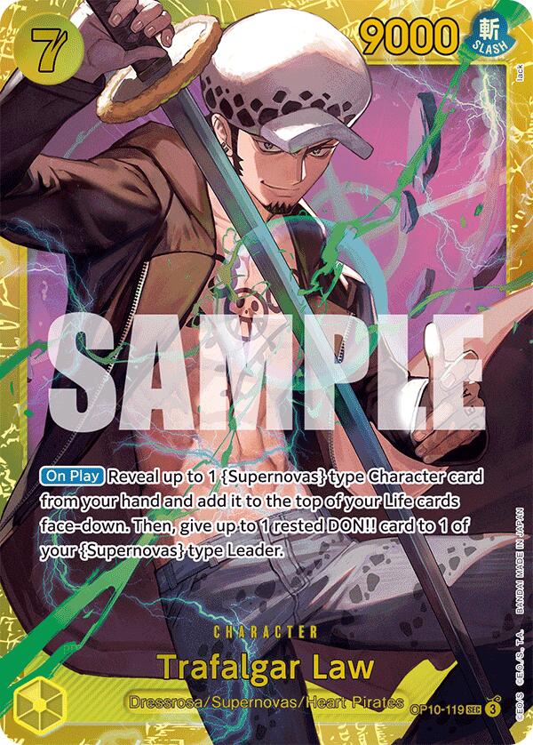 One Piece Card Game: Trafalgar Law (119) [OP10 - OP10-119]