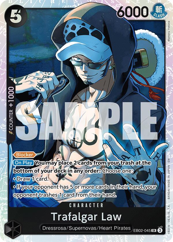 One Piece Card Game: Trafalgar Law [EB-02 - EB02-045]