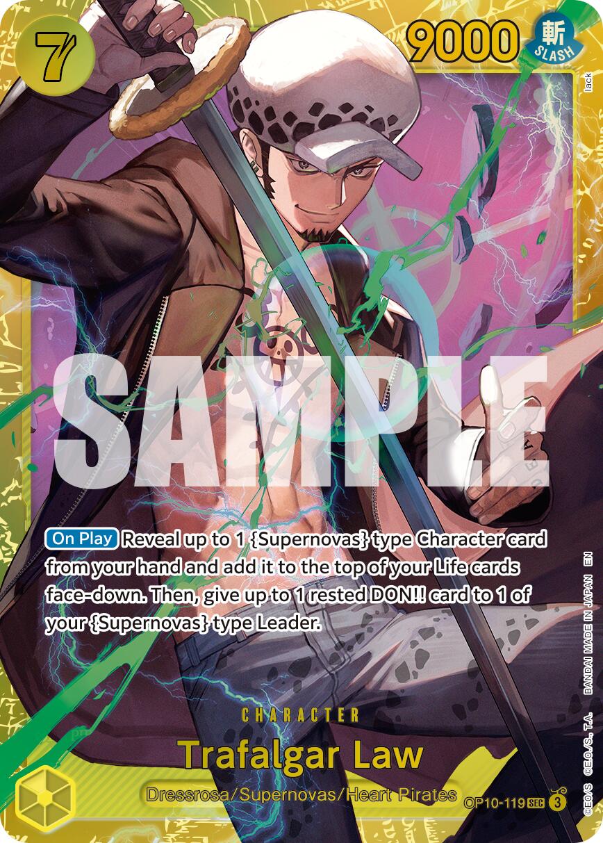 One Piece Card Game: Trafalgar Law - OP10-119 (Reprint) [PRB-02 - OP10-119]