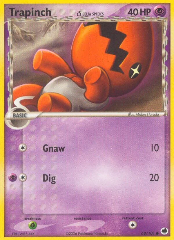 Pokemon TCG: Trapinch - 068/101 (Delta Species) [DF - 68/101]