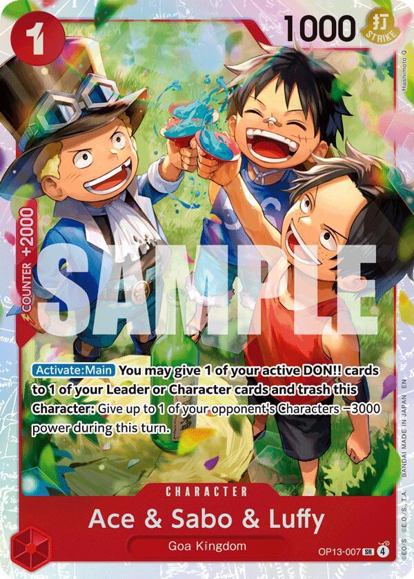 One Piece CG: Ace & Sabo & Luffy - Carrying On His Will (OP13)