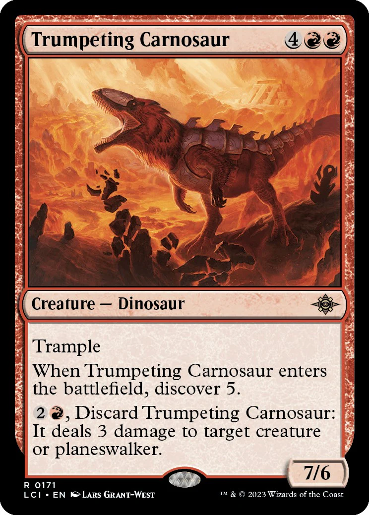 Magic: The Gathering - Trumpeting Carnosaur [LCI - 171]