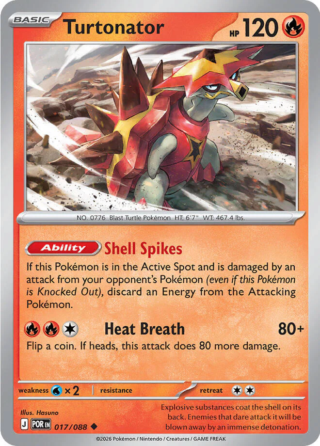 Pokemon TCG: Turtonator [ME03 - 017/088]