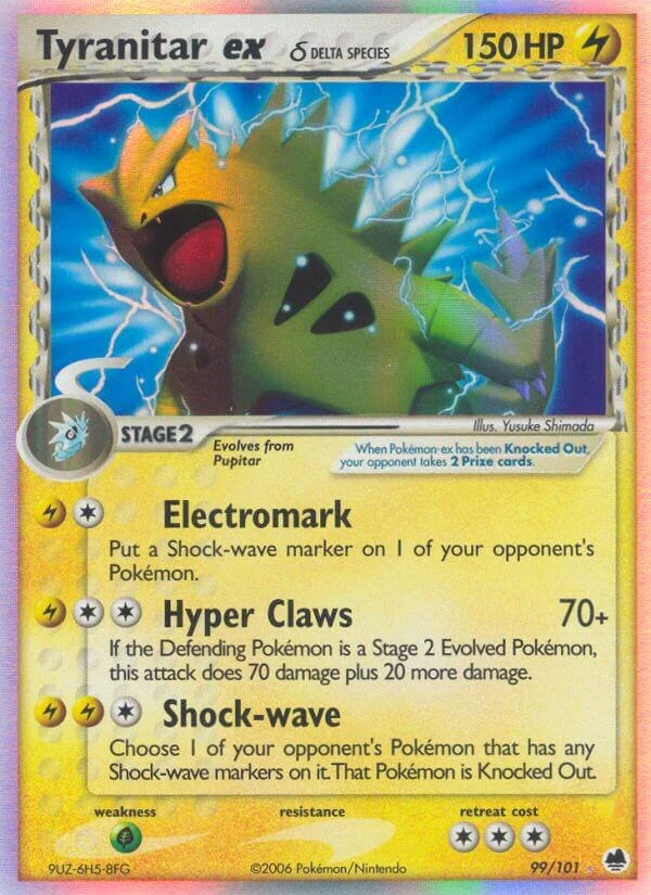 Pokemon TCG: Tyranitar ex (Delta Species) [DF - 99/101]