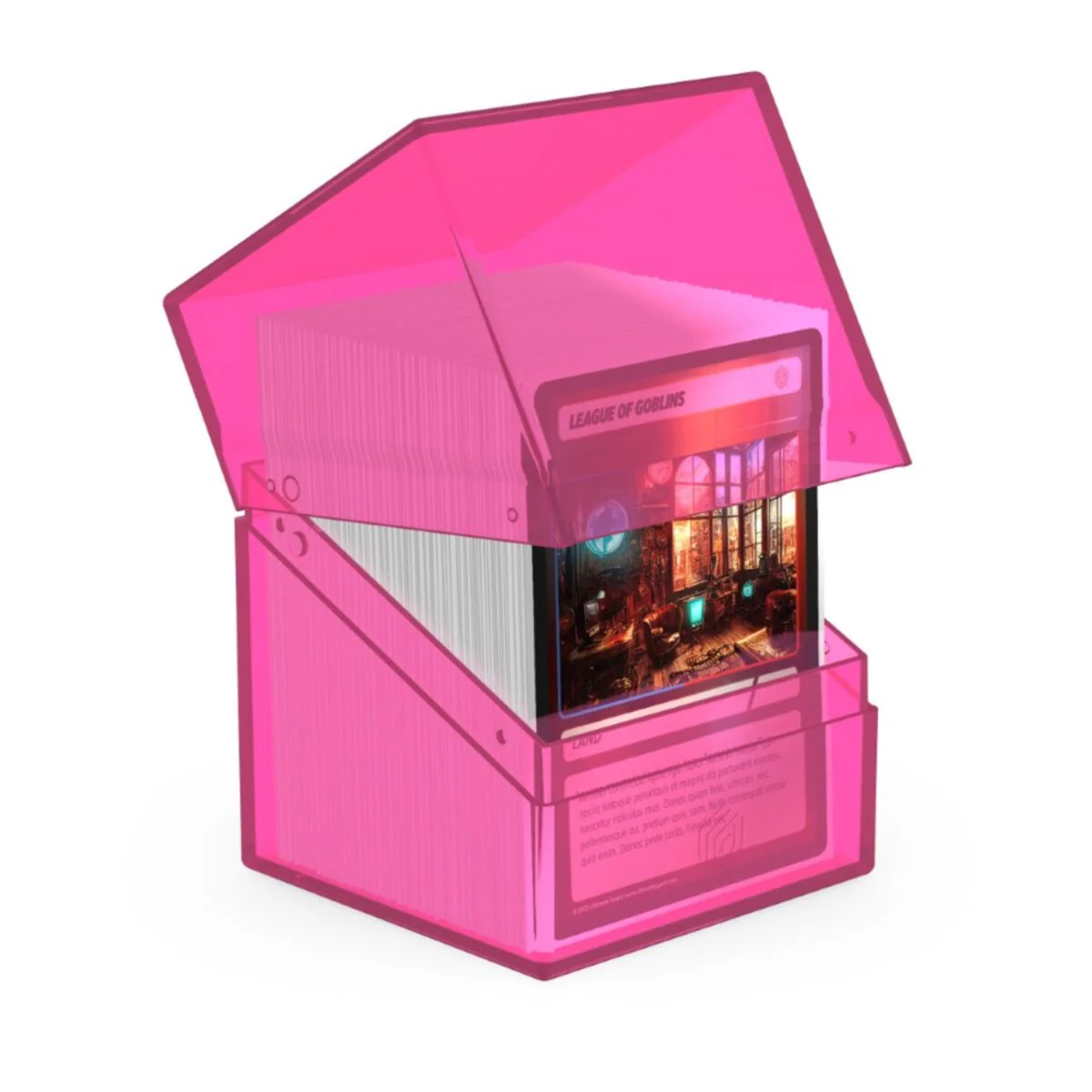 Ultimate Guard: Deck Box – Boulder 100+ – Clear: Rhodonite - Image 2