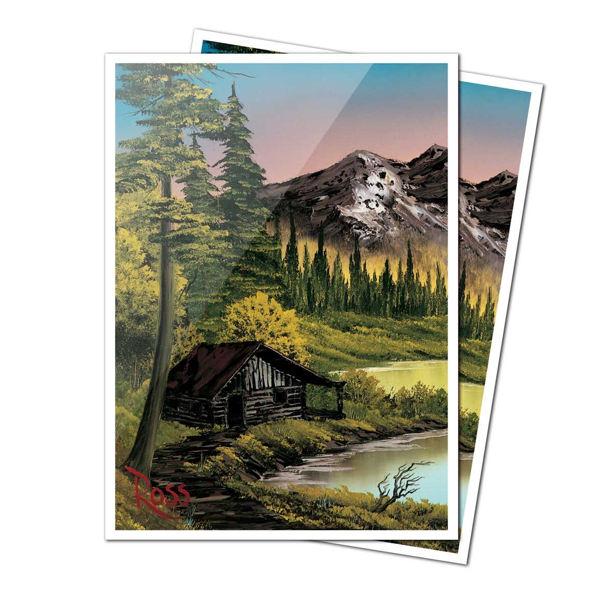 Ultra Pro: UP16509 Bob Ross Mountain Retreat 105ct APEX Deck Protector Sleeves (105 pack) - Image 3