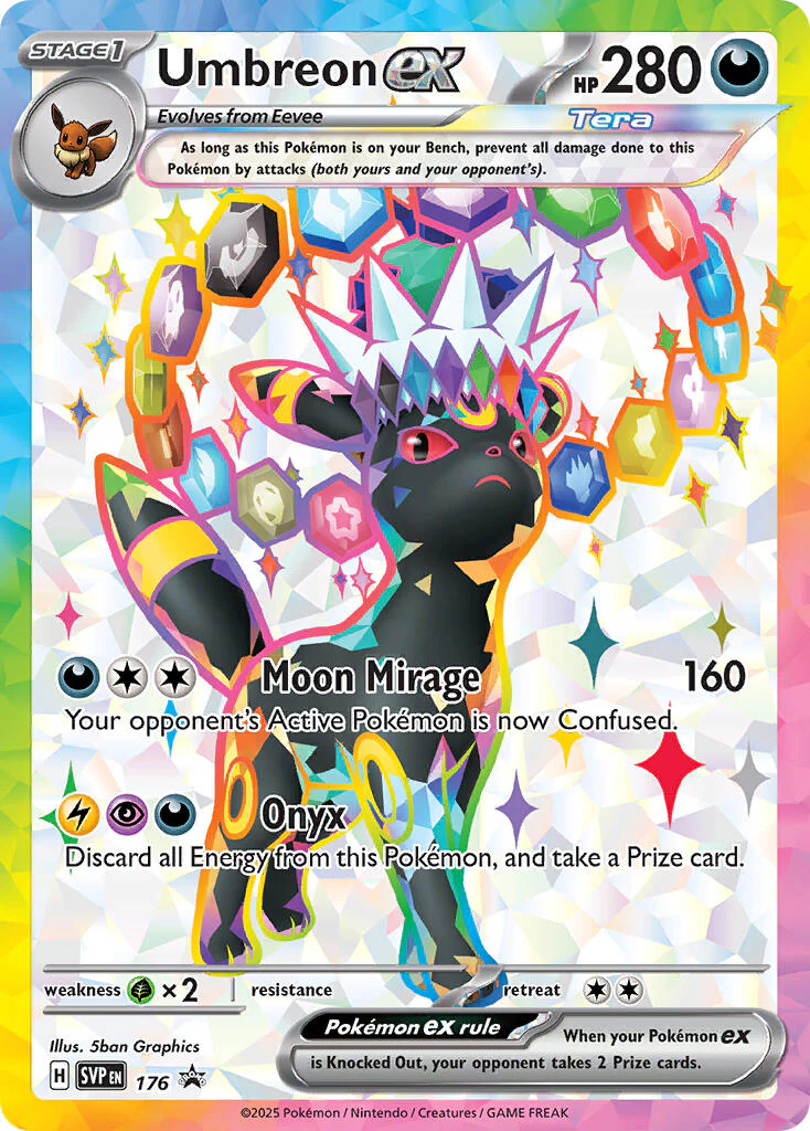Pokemon TCG: Umbreon ex - 176 [SVP - SVP 176]