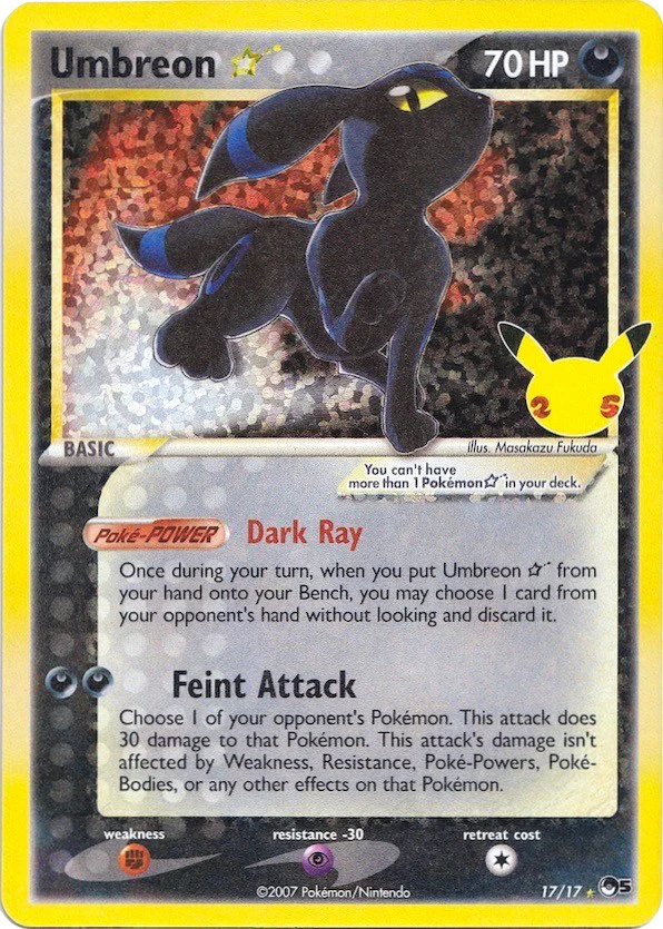 Pokemon TCG: Umbreon Star [CCC - 17/17]